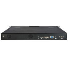 Rackmount KVM Console Single Port VGA KVM with 17.3" LCD Monitor for Server Rack  1U LCD KVM Drawer